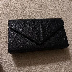 Black envelope purse